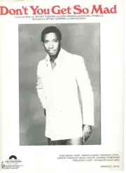 JEFFREY OSBORNE "DON'T YOU GET SO MAD" SHEET MUSIC-1983-VERY RARE-NEW ON SALE!!