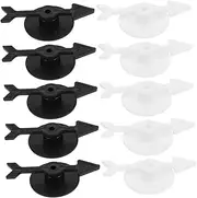 Totority 10pcs Rotating Arrows Turntable Pointers for Classroom Party Games Lightweight Plastic for Math Games School Projects Supports Multiple Players