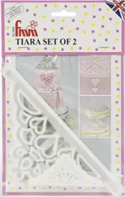 FMM Cutter Tiara Fondant Icing Cutting Tool For Cake Decoration - Set of 2