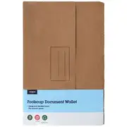 J.Burrows Recycled Document Wallet 250GSM Kraft 10 Pack
