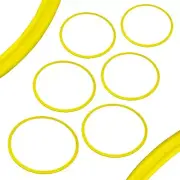 BlueDot Trading Speed & Agility Premium Training Rings 15 inch, Yellow (6-Pack)