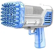 AIMALL 36 Holes Bubble Gun Automatic Gatling Soap Water Bubble Machine Outdoor Party，Leak-Proof, Safe & Silent Operation
