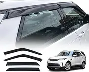 OAD4X4 Weathershields Compatible with Land Rover Discovery 5 Series 2017-Onwards, Weather Shields Window Visors Wind Deflectors Sun Rain Guard 4PCS Set