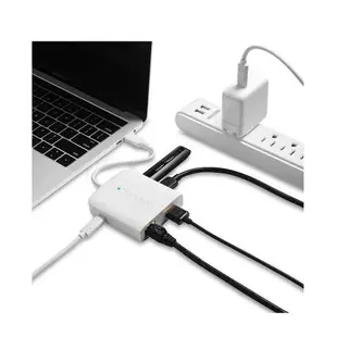 Cable Matters USB C集線器 HDMI 4K 80W 兼容Surface Pro 7，MacBook Pro，Dell XPS 黑/白 [2美國直購]
