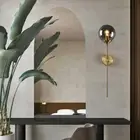 Glass Gold Wall Lamp Room Wall Lights Bar Indoor Wall Lighting Home Wall Sconce