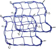 1 Pair Elastic Luggage Net for Motorcycle Bike High Elasticity Cargo Storage Lightweight Durable Mesh Quick Setup for Travel Daily Use
