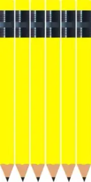 72 Neon Yellow Half short mini small Golf Hexagon #2 Pencils ExpressPencilsTM