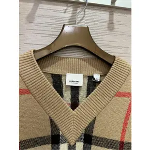 Burberry 格紋 羊毛 毛衣 連身裙 洋裝