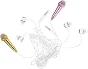 Generic Mini Microphone 2 Pack Gaming Mic Phone Recording Portable Singing Microphone