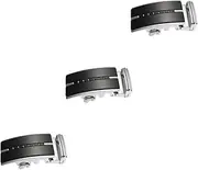 [LIFKOME] 3pcs Belt Fastener Duct Seal Men Automatic Sliding Buckle Fashion Fastener Automatic Belt Buckle Paint Brush Rest Holder Unique Buckle Automatic Buckle Aluminum Balm Tins