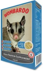 Wombaroo High Protein Supplement 220g Flying Foxes Sugar Gliders Nectar Pet