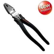 Fujiya 3300N-225, High Leverage Lineman's Pliers "Zero Black", 225mm