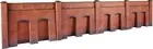 Metcalfe PO244 OO/HO Gauge Retaining Wall - Brick Card Kit