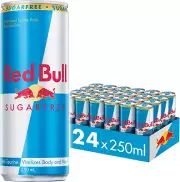 Energy Drink, Sugar Free, 250Ml (24 Pack)