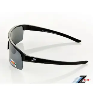 【Z-POLS】新一代全消光黑框PRO款搭載頂級Polarized 強抗UV400電鍍水銀黑偏光運動太陽眼鏡(超舒適配戴感)