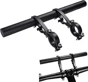 XNX Bike Bicycle Double Handlebars Extender Extension,Aluminum Alloy Super Long Bike Bracket Accessories,for Bike Mounts,Bicycle Extender Bars,for 20mm-32mm Bars Caliber