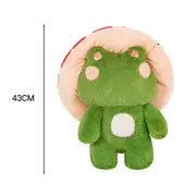 Mushroom Frog Plush Toy Dolls Mushroom Frog Backpack Pendant Gift For Christmas Birthday New Year