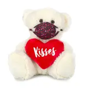 My Buddy Bear 23cm Valentines Val Hugs Kisses Plush Teddy Bear Kids Soft Toy 3y+