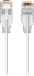 Ubiquiti UACC-Cable-Patch-EL-0.15M-W-24 Networking Cable Translucent,White Cat6