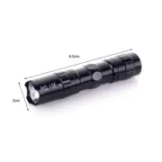 Mini Led Flashlight Waterproof Lanterna Zoomable For Hunting Camp Outdoor T Hc