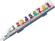 Transparent Electric Train with Light Music Educational Gear Train for Develops Curiosity Cognitive Skills Present for Boys