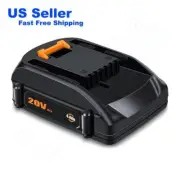 Lizone 20V 4Ah Battery for WORX WA3575 20V PowerShare 2.0 Ah Replacement Battery