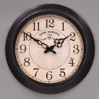在飛比找樂天市場購物網優惠-時鐘鐘錶裝潢掛鐘美式鄉村復古靜音掛鐘歐式古典仿古掛表客廳個性
