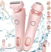 Lady Shaver Series 6000, Single Foil Shaver - Wet & Dry, Cordless - White/Pin...