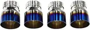 Muffler tip, 4 Pieces/lot Stainless Steel Exhaust Tips Compatible Compatible Compatible For BMW F87 M2 F80 M3 F82 F83 M4 Direct Fit Exhaust Tip Nozzle(1pc)