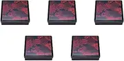 Set of 5, 8 Inch Fixed Bento Box, Chrysanthemum, Shokado