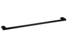Normandy Matt Black Rush Single Towel Rail 600mm / 800mm