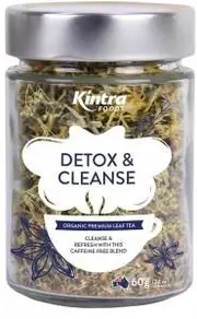 Kintra Foods Detox Cleanse Leaf Tea 60g Jar
