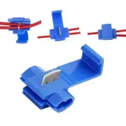 Quick Splice Snap Wire Connectors,​Self-Stripping Blue 100