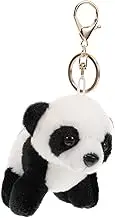 CAXUSD Plush Panda Shape Keychain Cute Stuffed Animal Pendant for Bags Lightweight Keyring for Parties Easy to Use for Friends Family