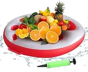 Pool Drink Holder, Inflatable Swimming Cup, Pool Drink Bowl, Water Drink Float with Multiple Slots, Portable Drink Organiser for Beach Party Tub, Spa, Summer, Swimming Pool Fun