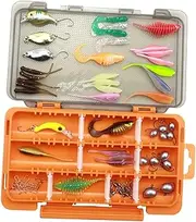 Abbraccia Fishing Tackles Set, Fishing Lures Kit Soft Lures Accessories for Pike Carp Trout