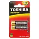 【TOSHIBA東芝】3號AA/4號AAA 鹼性電池2顆 吊卡裝(1.5V LR6 LR03) (1.8折)