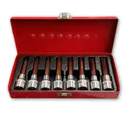 8 Piece 1/2" Drive Long Torx Star Bit Socket Set