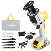 Brushless Reciprocating Saw, 20V Cordless Mini Cordless Reciprocating Saw