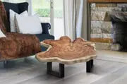 Coffee Table Unique Wood Round , generous 95cm across one of kind 100% unique designed by nature