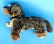 Steiff 4151/40 Raudi Long-haired Dachshund Plush Dog