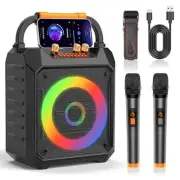 Karaoke Machine for Adults Karaoke Speaker with PA System,30W Portable Karaoke
