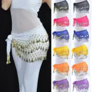 Women's Belly Dancing Skirt Hip Scarves Waist Belt Chiffon Dangling Belly Dance