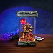 Teenage Mutant Ninja Turtles resin lamp, Michelangelo rerin custom lamp