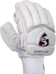 SG Batting Gloves SG Test White LH Leather Left Hand Batting Glove (White)