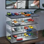 1:64 Hot Diecast Wheels Car Model Display Toys Car Model Cabinet Display Stand