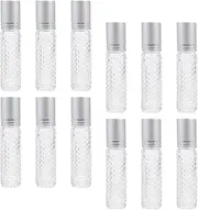 WOFASHPURET 12Pcs Empty Roller Ball Bottles for Essential Oils Refillable Roller Bottles Protection Travel Friendly Design