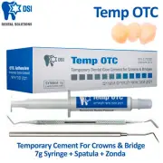 DSI Temporary Cement 7g Cr0wns Caps Emergency First Aid Home Use DIY Teeth