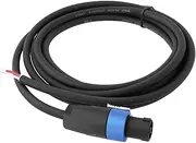 OTOTEC 1pc Roar Speakon to Bare Wire Speaker Cable 2-Pole Copper 16AWG 24V Speaker Lead Cable for DJ Disco Audio Amplifier 3M(10 ft)