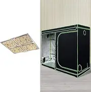 [GREEN FINGERS] Grow Tent 240 x 120 x 200cm Hydroponics Growing System Indoor Greenhouse Hydroponic Indoor Plant Kits,with 4500W LED Grow Light Full Spectrum Plant Vegetable Flower Lamp